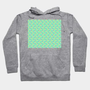 Axolotl and Turtle Pattern Hoodie